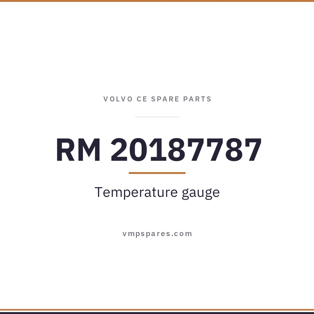 RM 20187787 – Temperature gauge