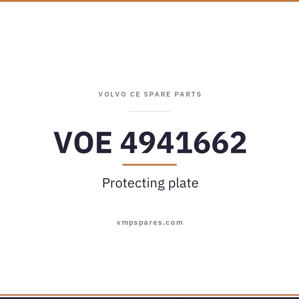 VOE 4941662 – Protecting plate