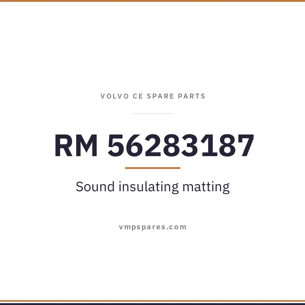 RM 56283187 – Sound insulating matting