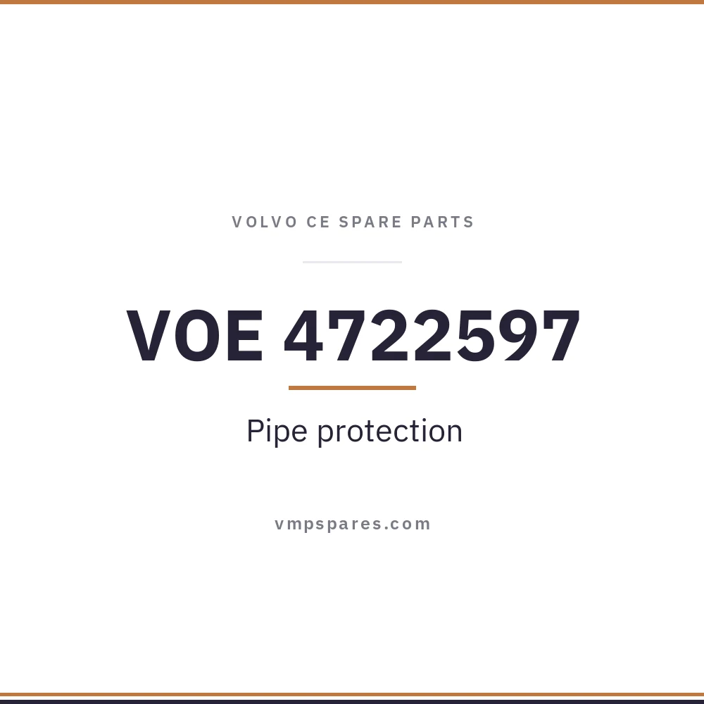 VOE 4722597 – Pipe protection