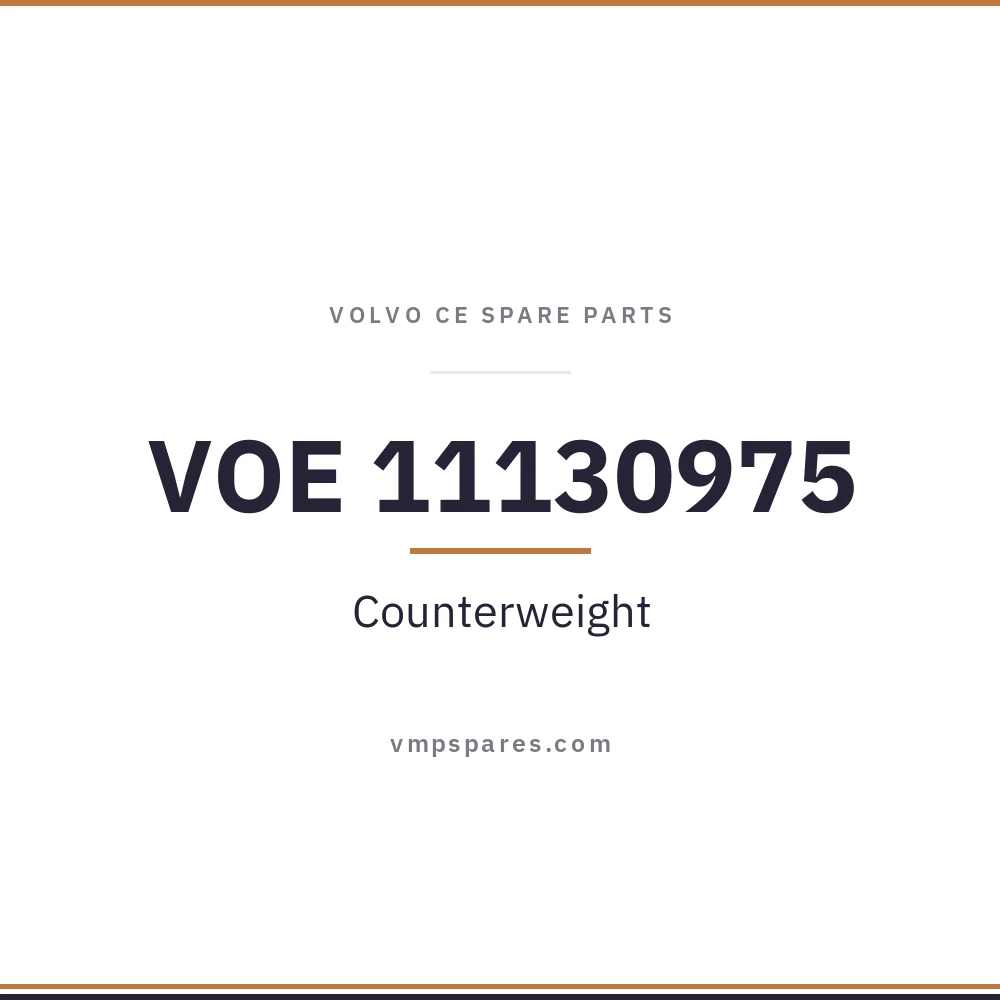 VOE 11130975 – Counterweight