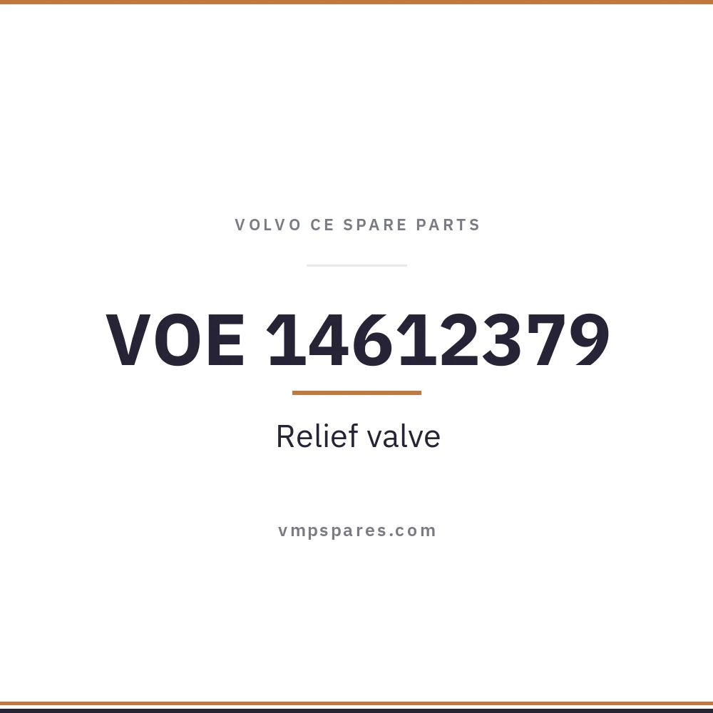 VOE 14612379 – Relief valve