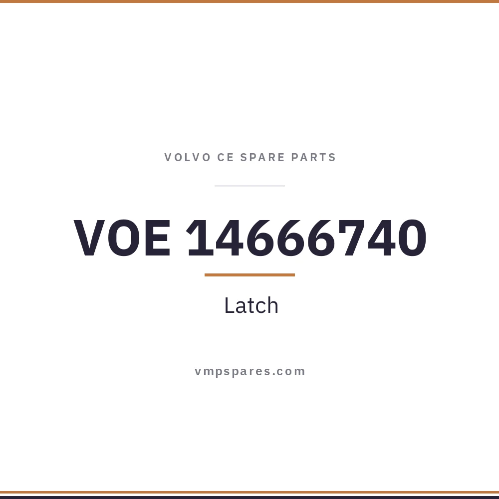 VOE 14666740 – Latch