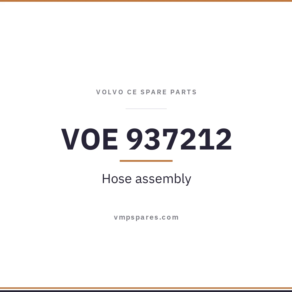 VOE 937212 – Hose assembly