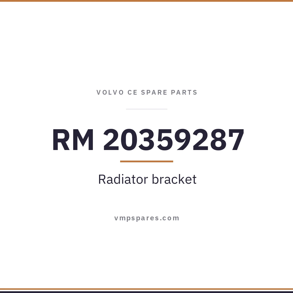 RM 20359287 – Radiator bracket