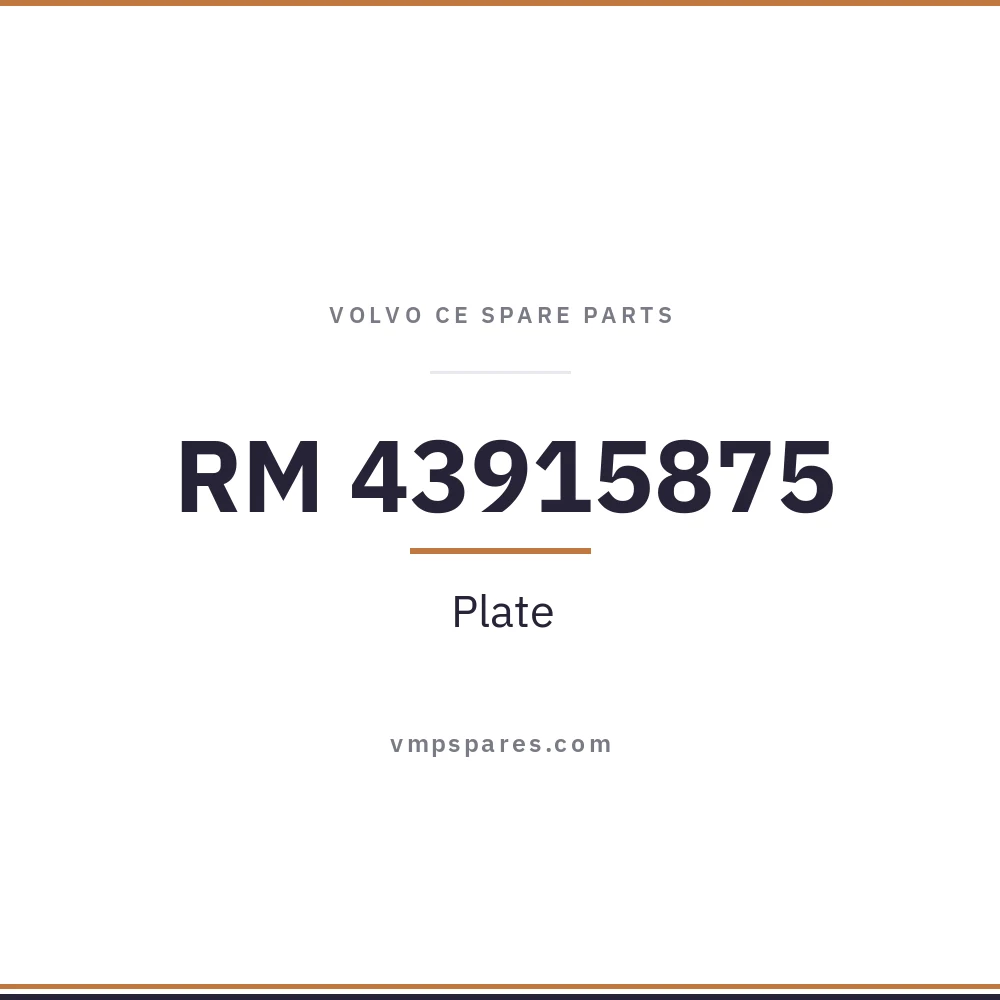 RM 43915875 – Plate