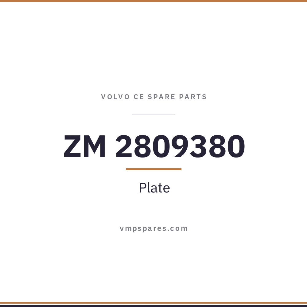 ZM 2809380 – Plate
