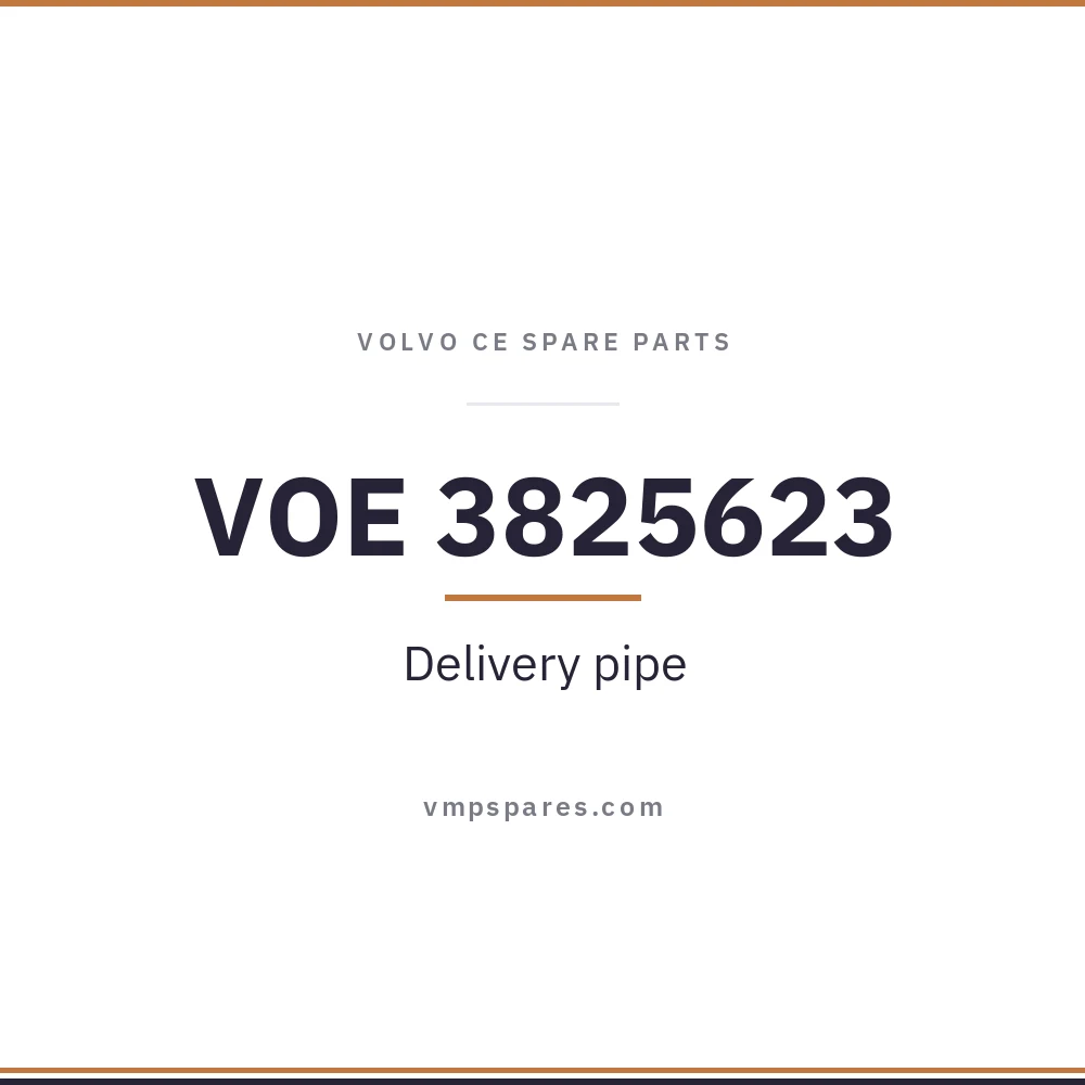 VOE 3825623 – Delivery pipe