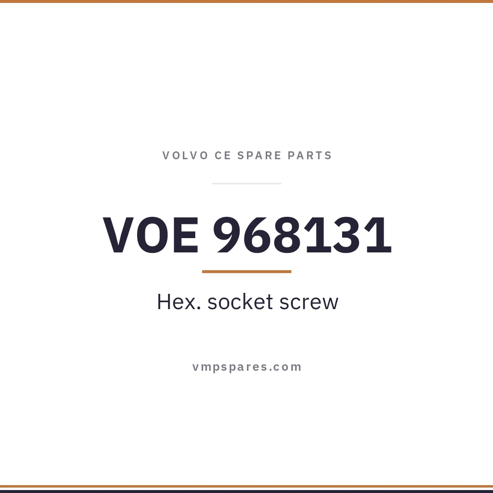 VOE 968131 – Hex. socket screw