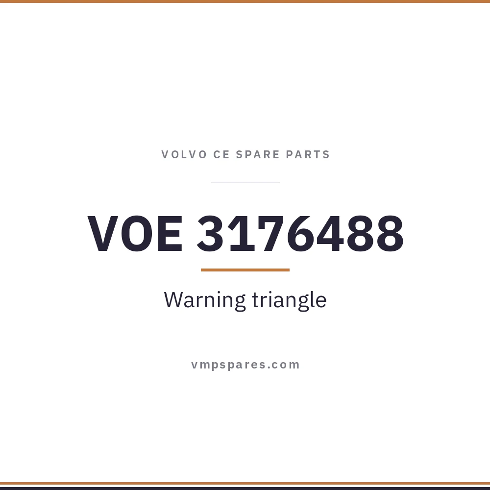 VOE 3176488 – Warning triangle