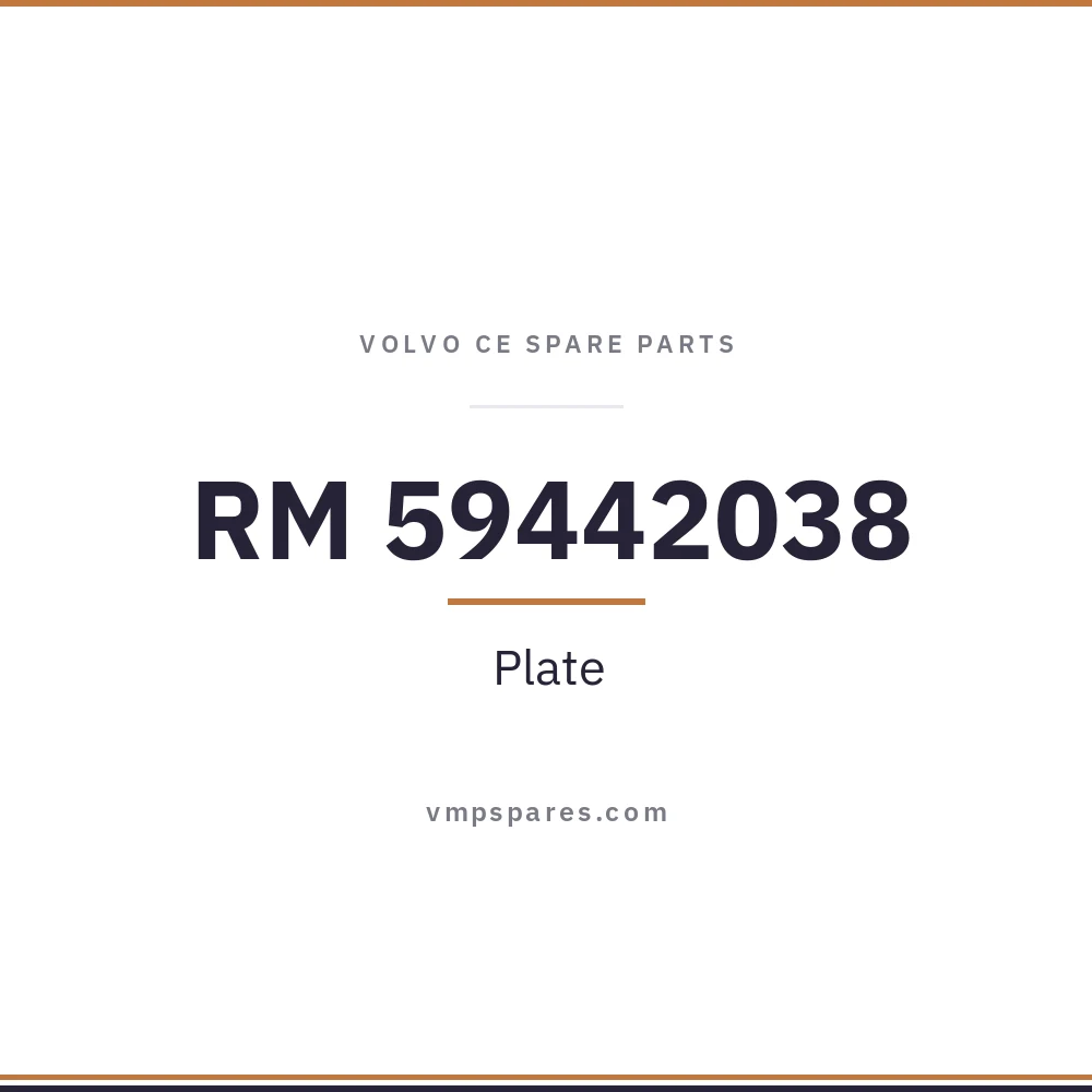 RM 59442038 – Plate