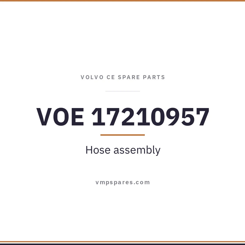 VOE 17210957 – Hose assembly