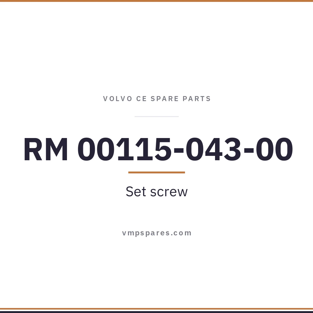 RM 00115-043-00 – Set screw