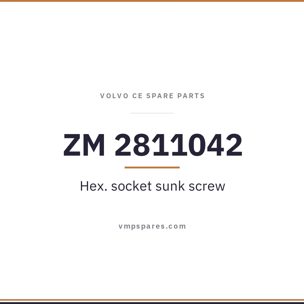 ZM 2811042 – Hex. socket sunk screw