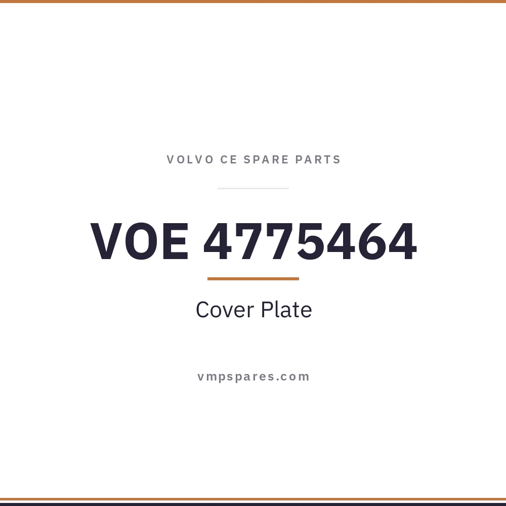 VOE 4775464 – Cover Plate