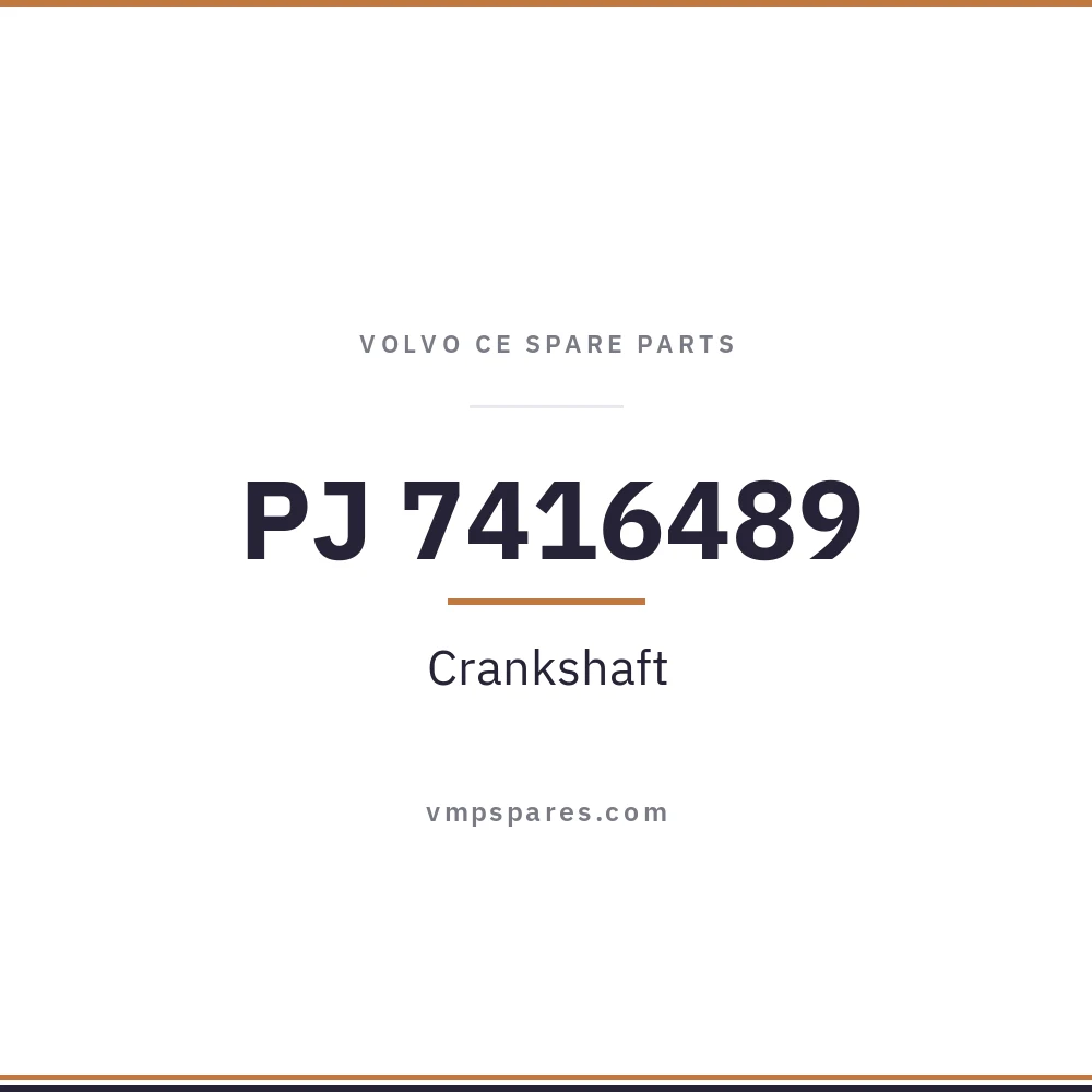 PJ 7416489 – Crankshaft
