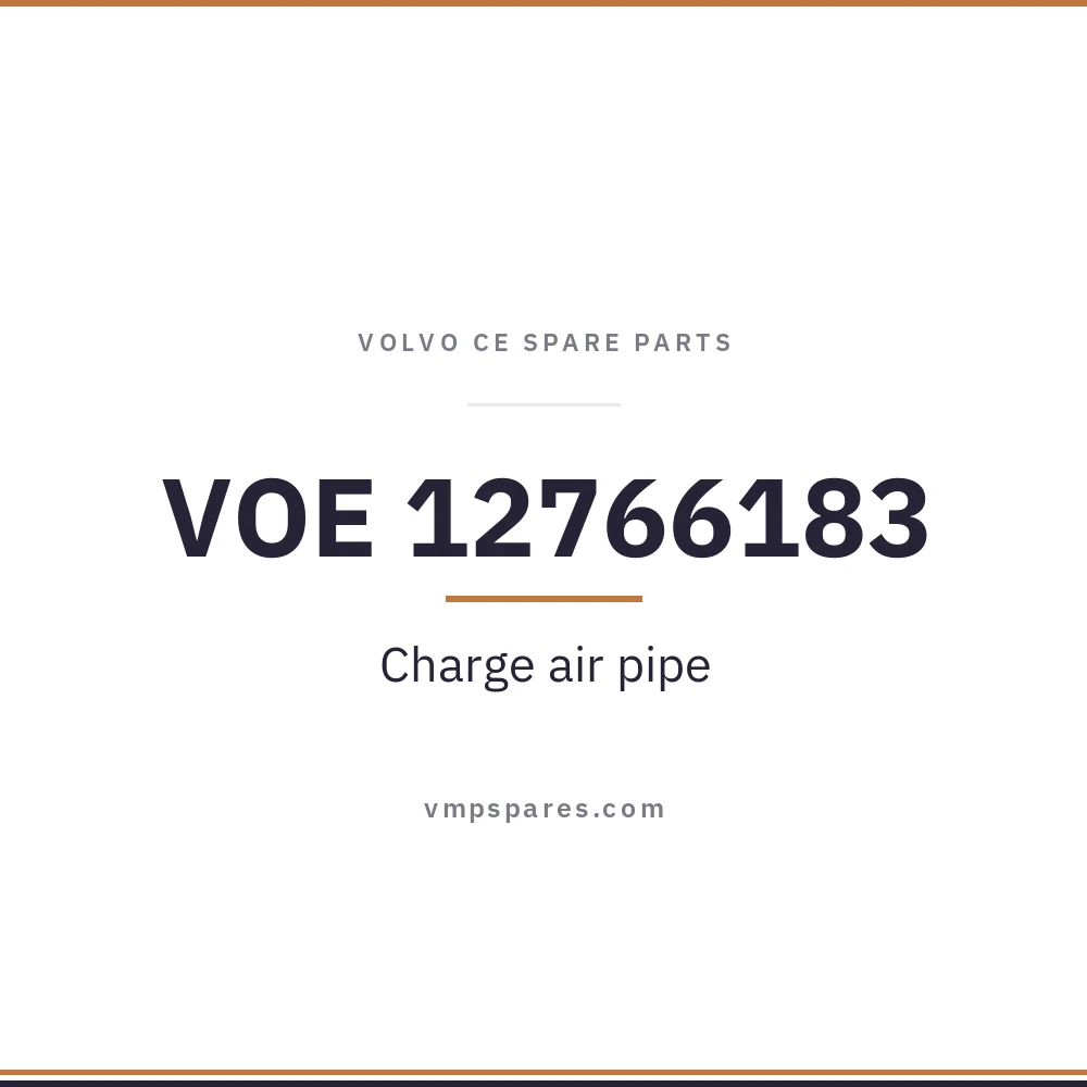 VOE 12766183 – Charge air pipe