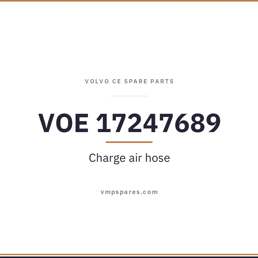 VOE 17247689 – Charge air hose