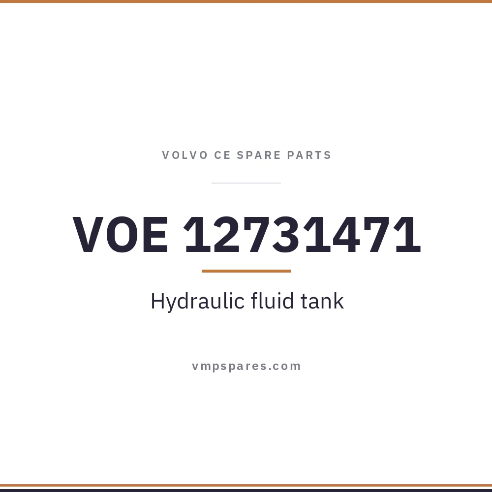 VOE 12731471 – Hydraulic fluid tank