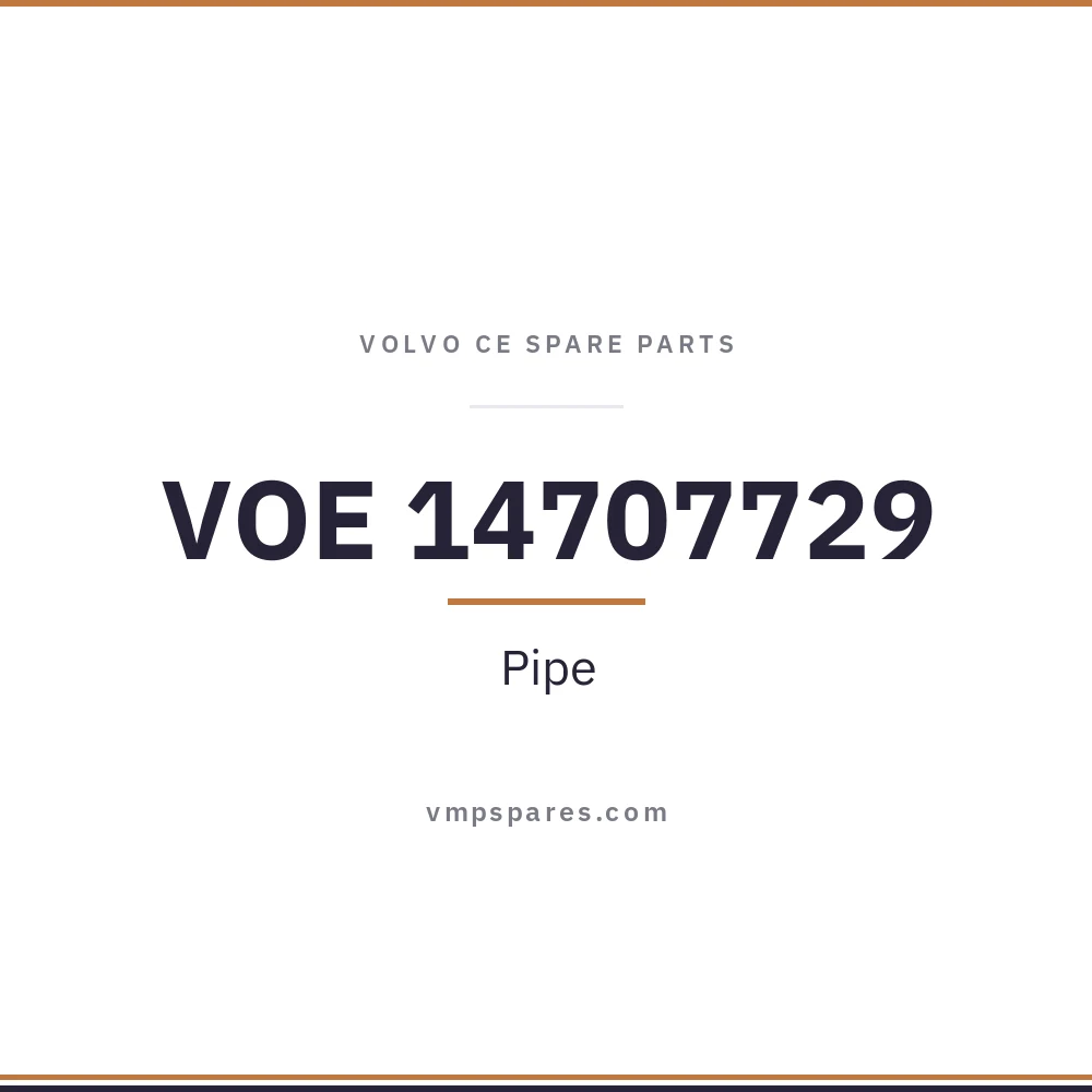 VOE 14707729 – Pipe