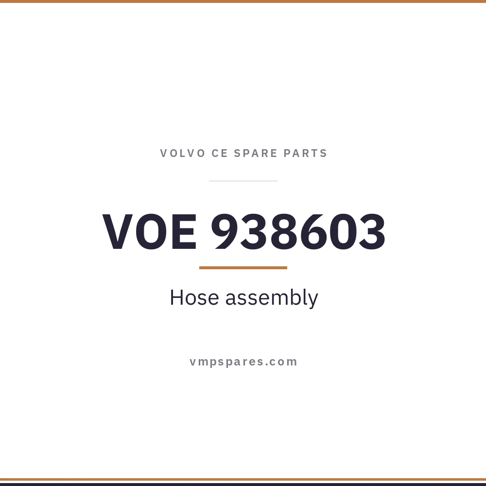 VOE 938603 – Hose assembly