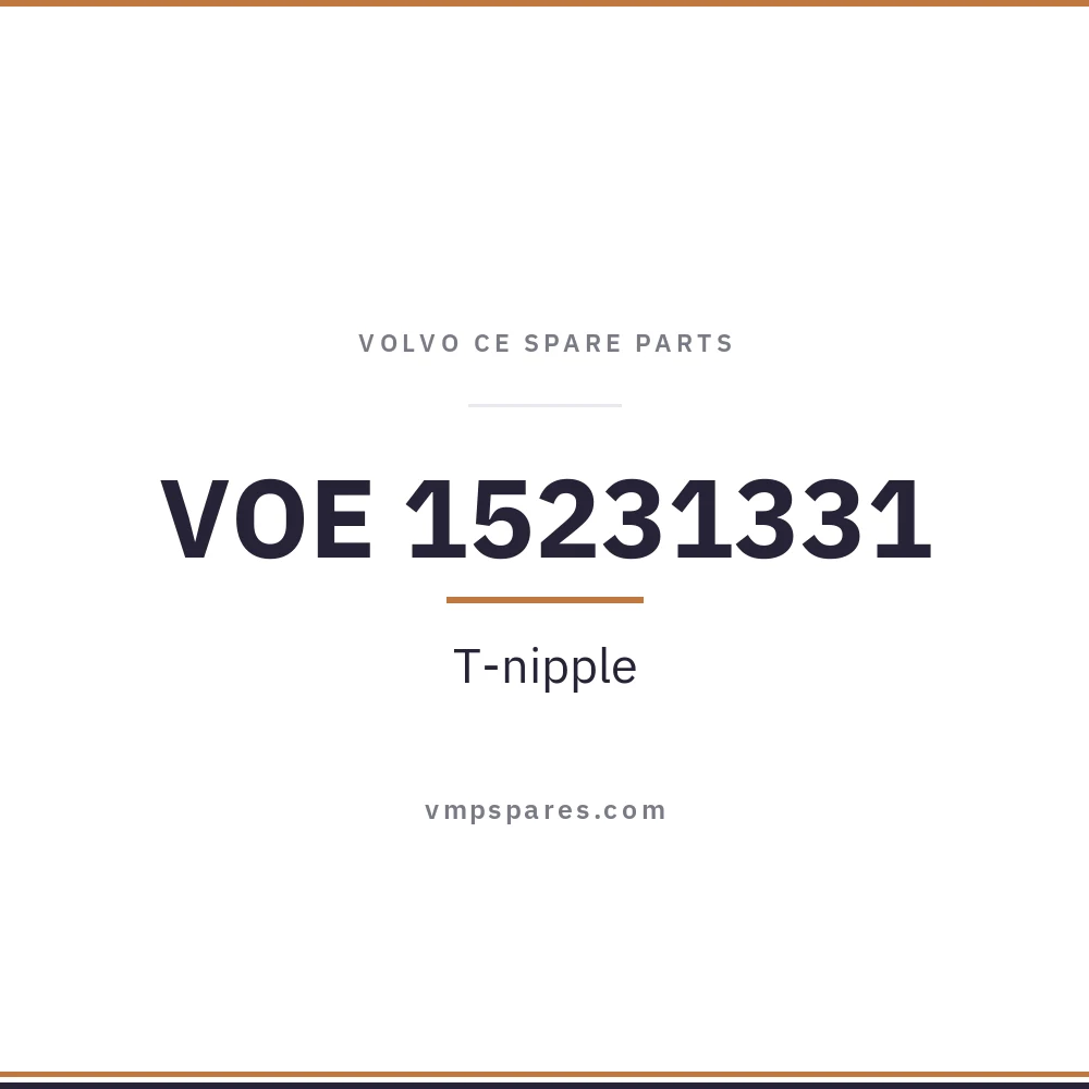 VOE 15231331 – T-nipple