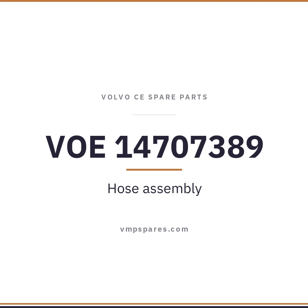 VOE 14707389 – Hose assembly