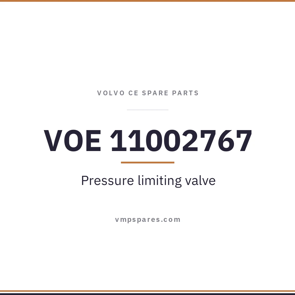 VOE 11002767 – Pressure limiting valve