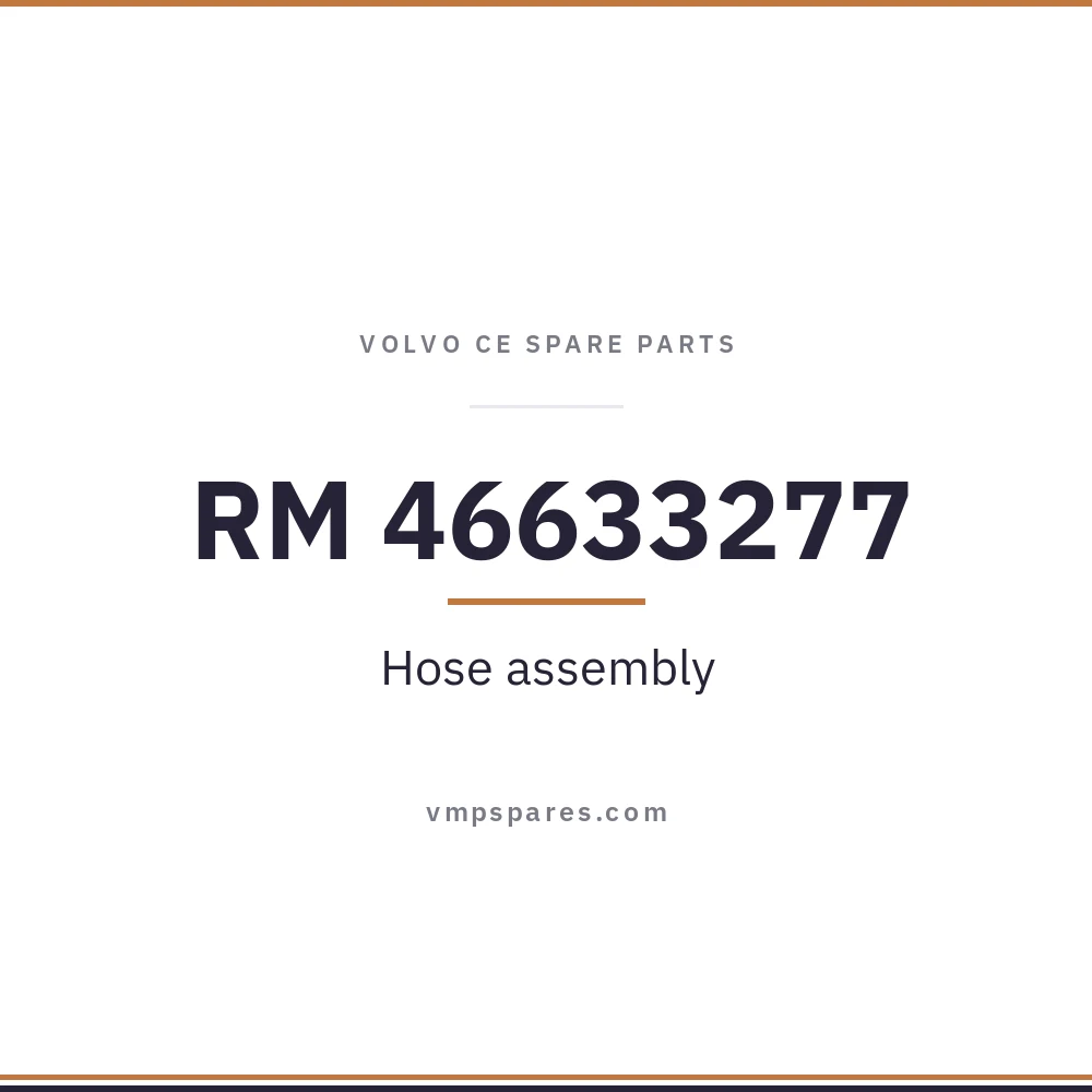 RM 46633277 – Hose assembly