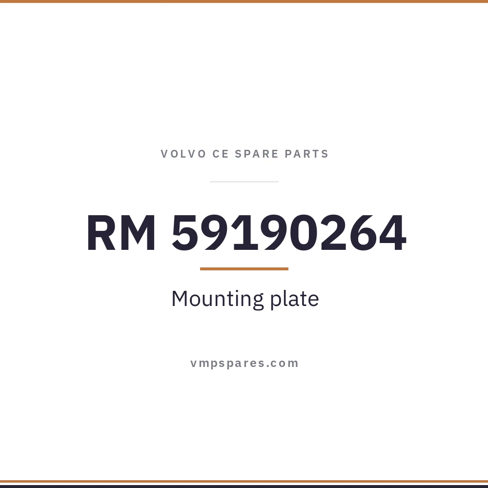 RM 59190264 – Mounting plate