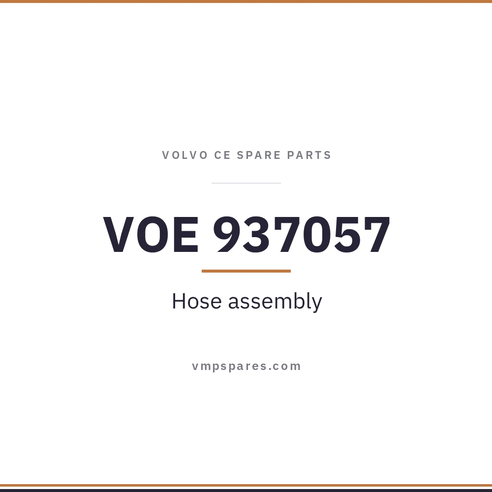 VOE 937057 – Hose assembly