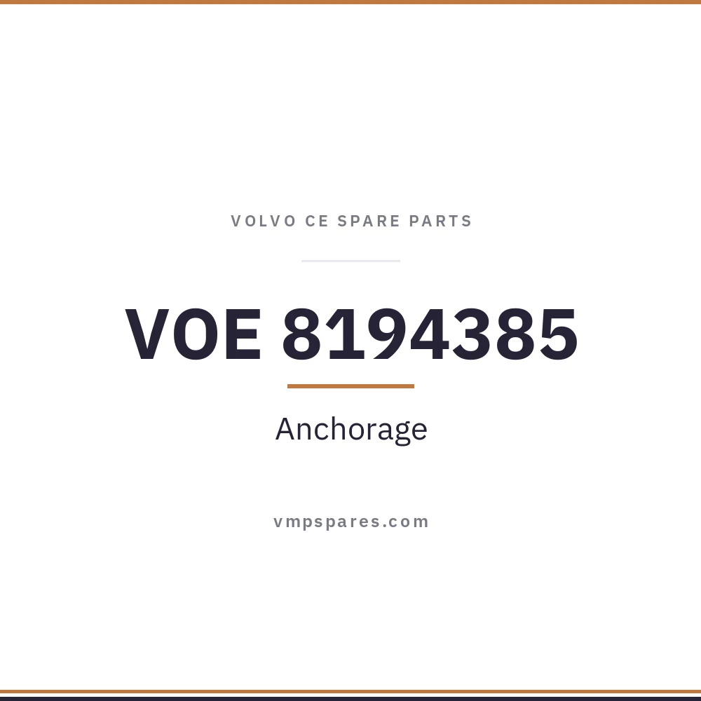 VOE 8194385 – Anchorage