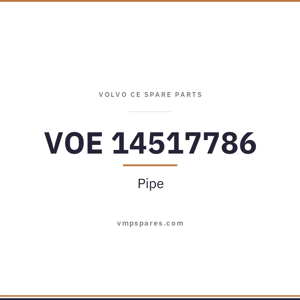 VOE 14517786 – Pipe