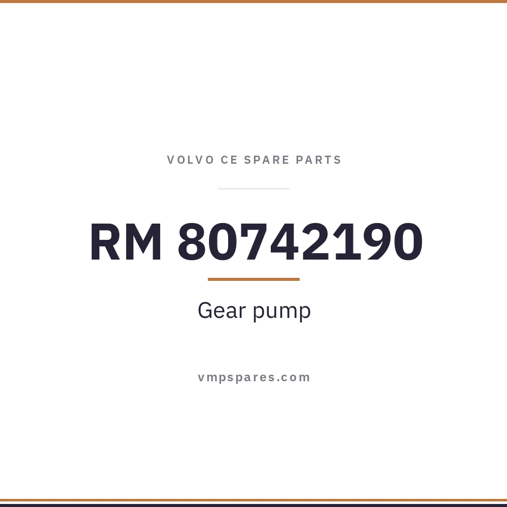 RM 80742190 – Gear pump
