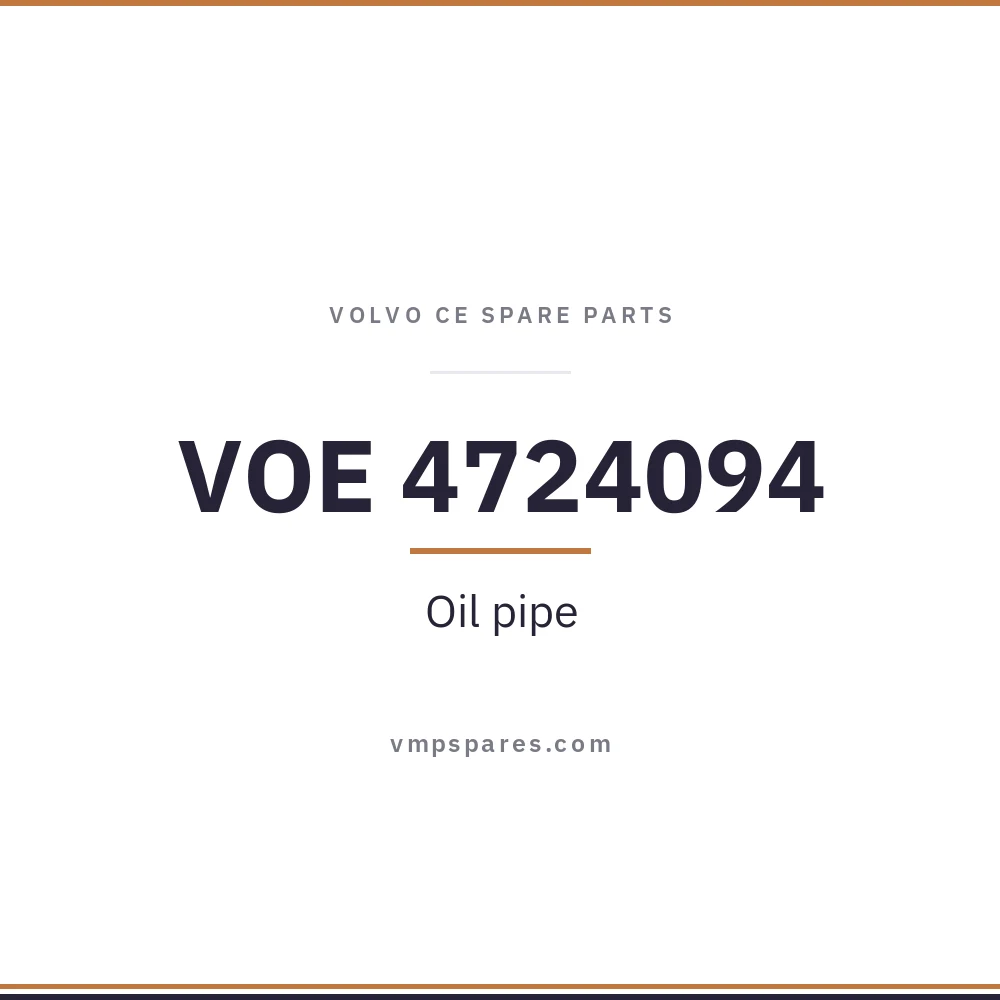 VOE 4724094 – Oil pipe