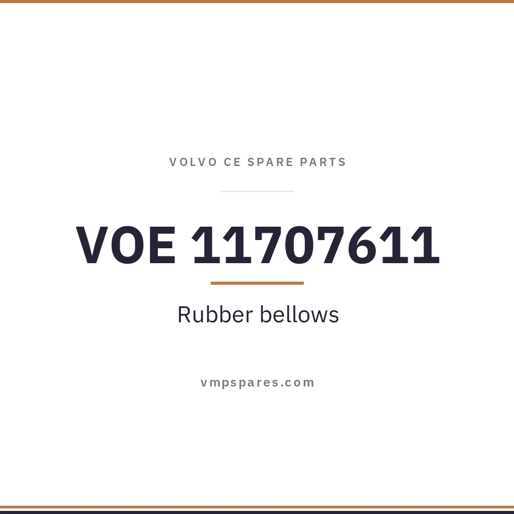 VOE 11707611 – Rubber bellows
