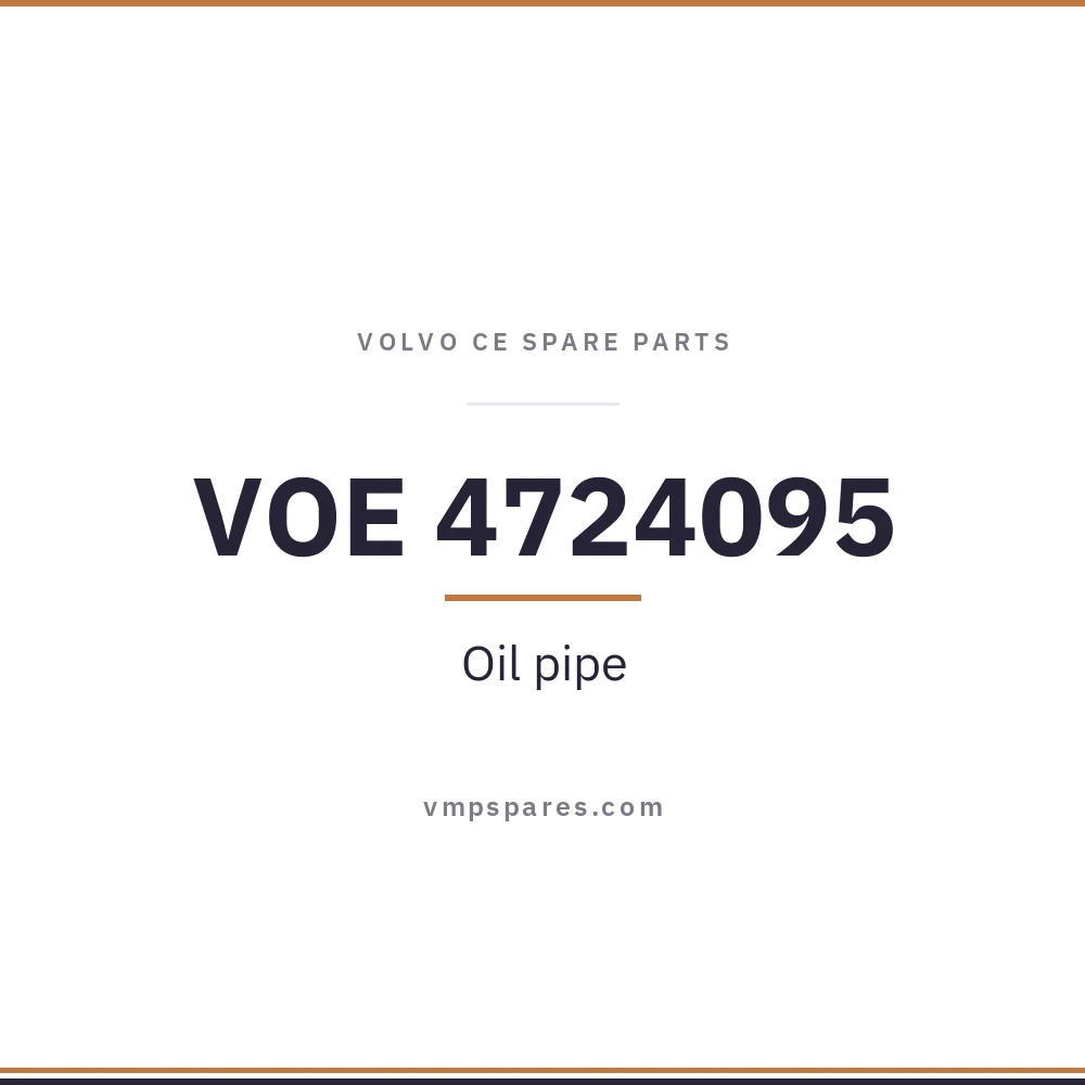 VOE 4724095 – Oil pipe