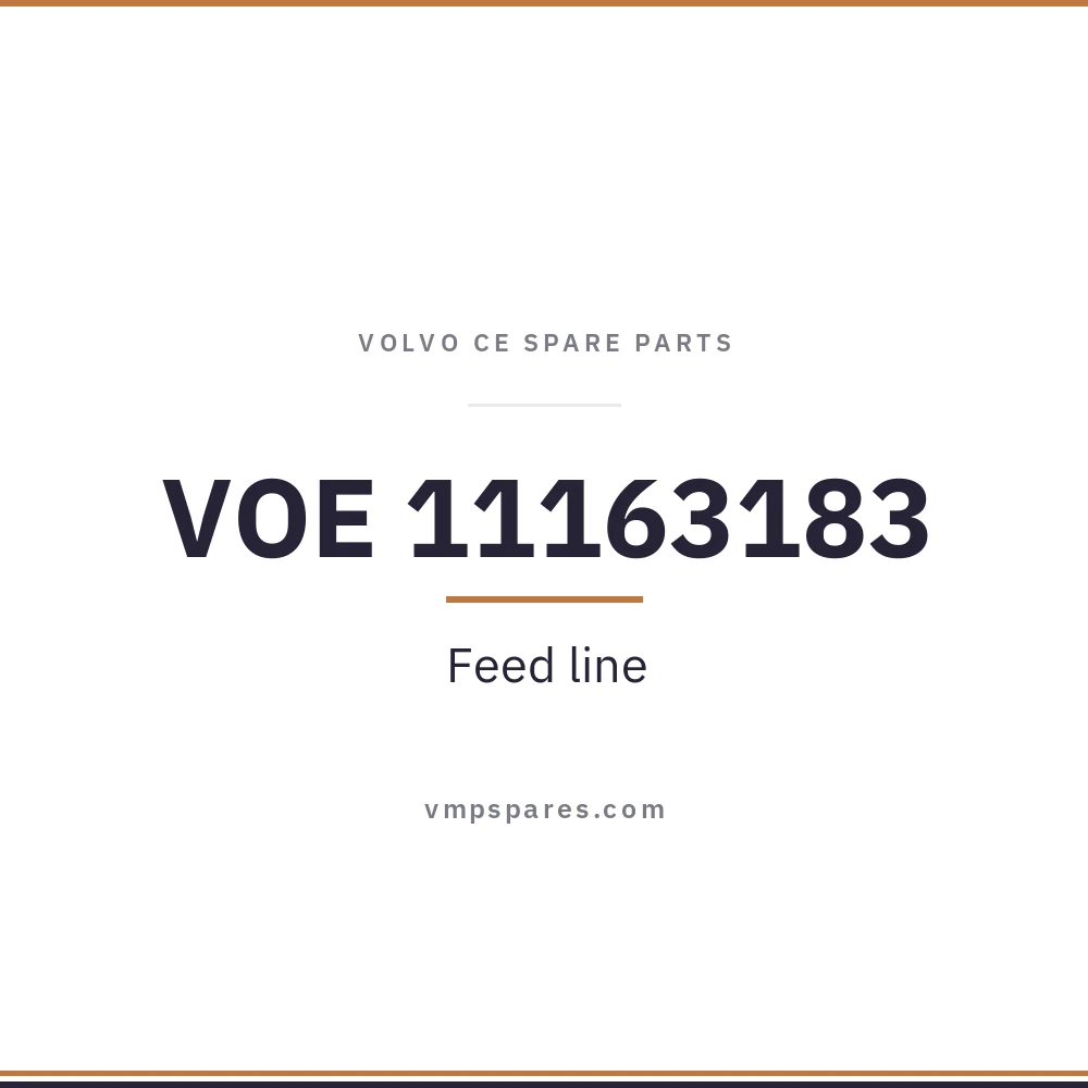 VOE 11163183 – Feed line