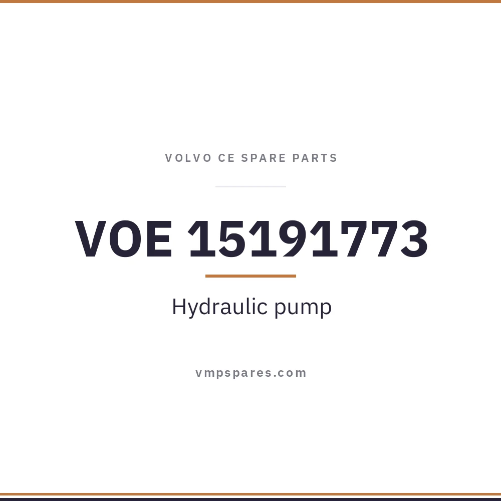 VOE 15191773 – Hydraulic pump