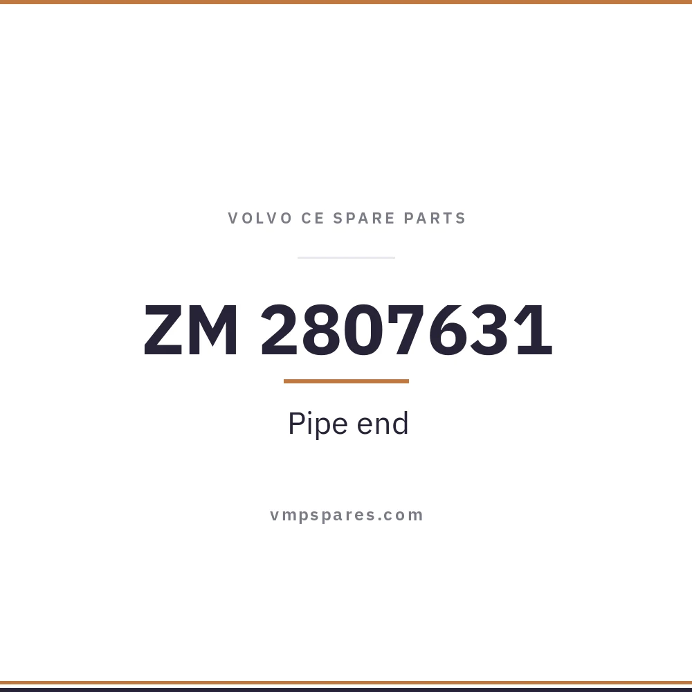 ZM 2807631 – Pipe end