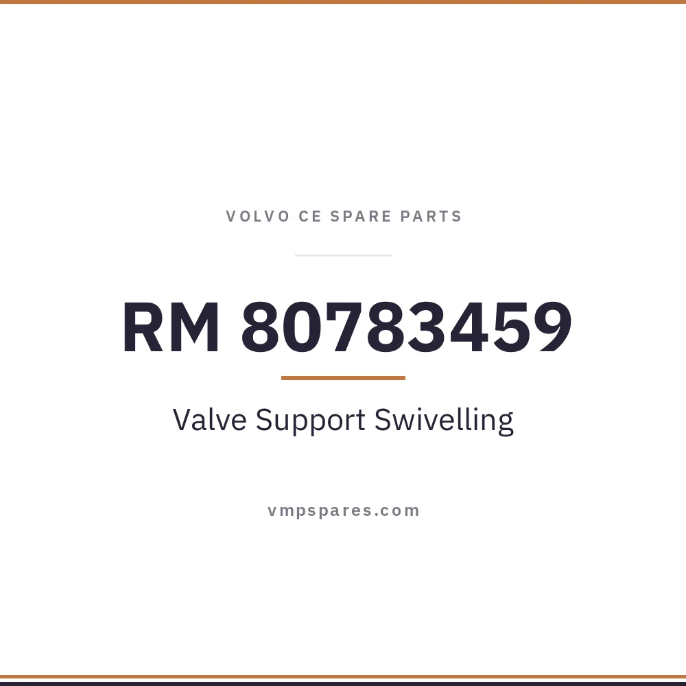 RM 80783459 – Valve Support Swivelling