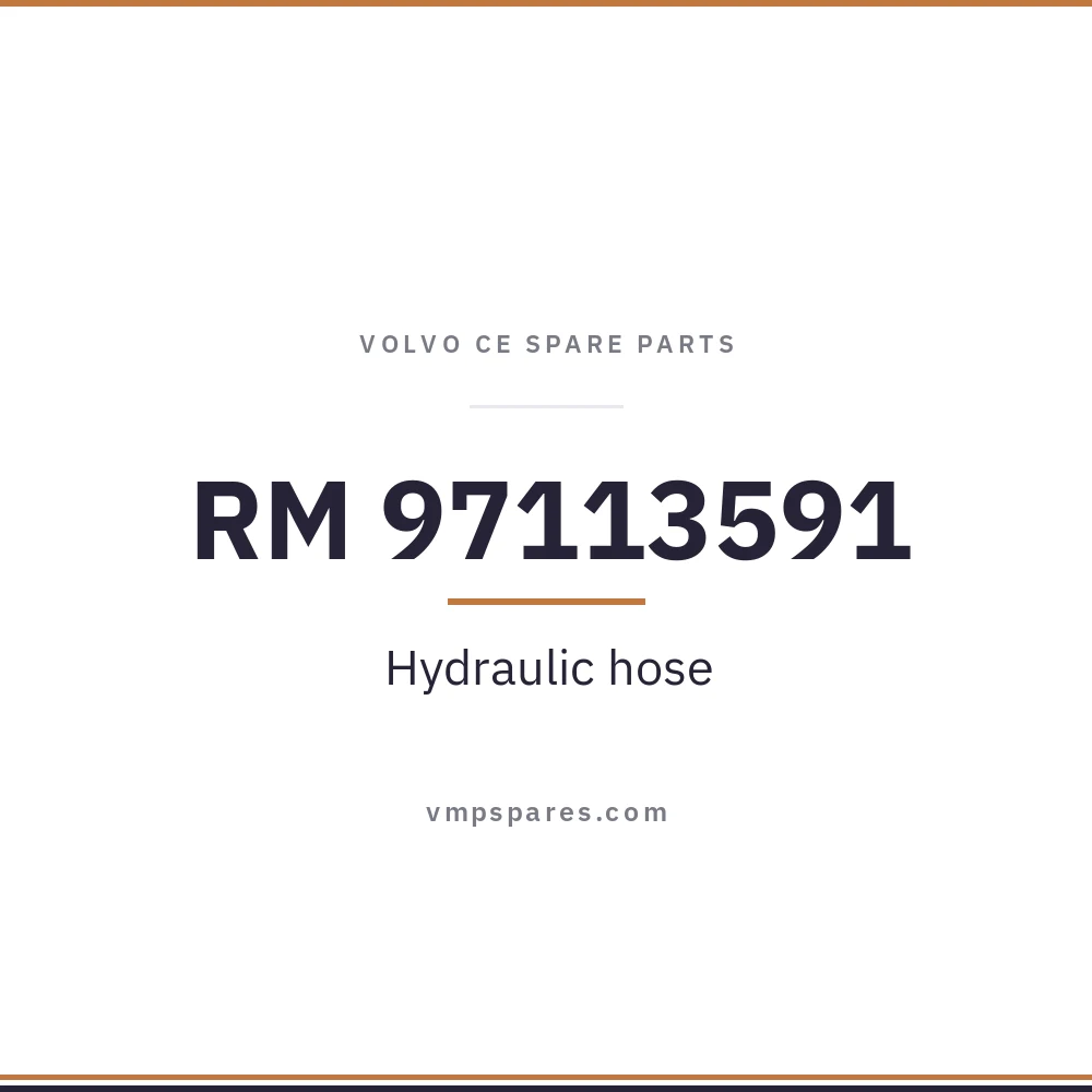 RM 97113591 – Hydraulic hose