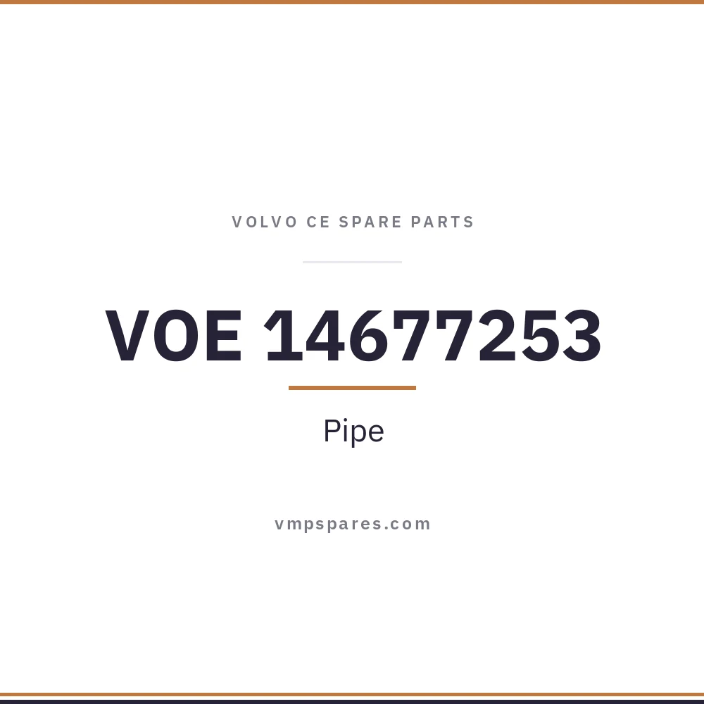 VOE 14677253 – Pipe