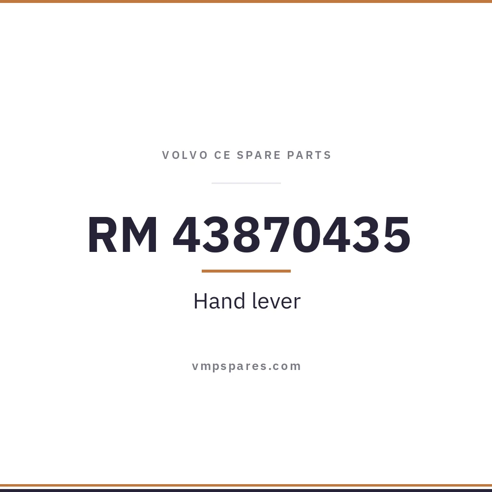 RM 43870435 – Hand lever