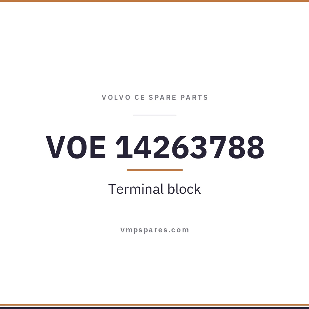 VOE 14263788 – Terminal block