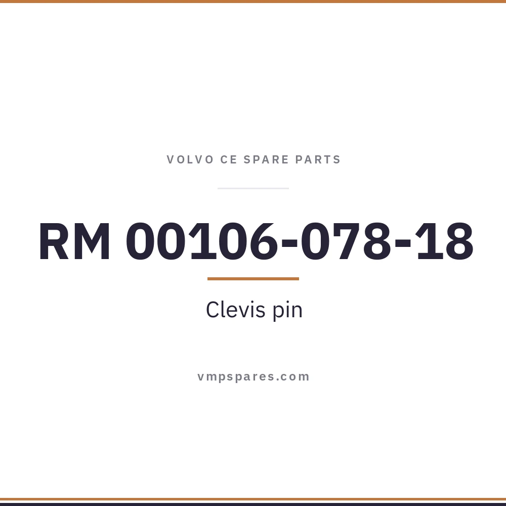 RM 00106-078-18 – Clevis pin