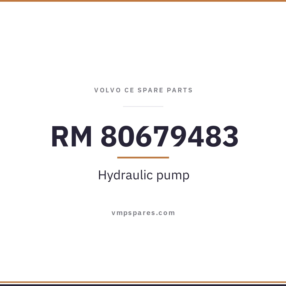 RM 80679483 – Hydraulic pump