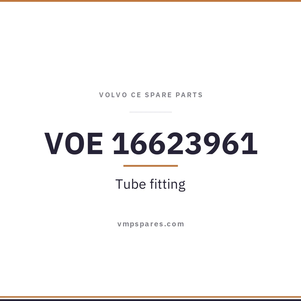 VOE 16623961 – Tube fitting
