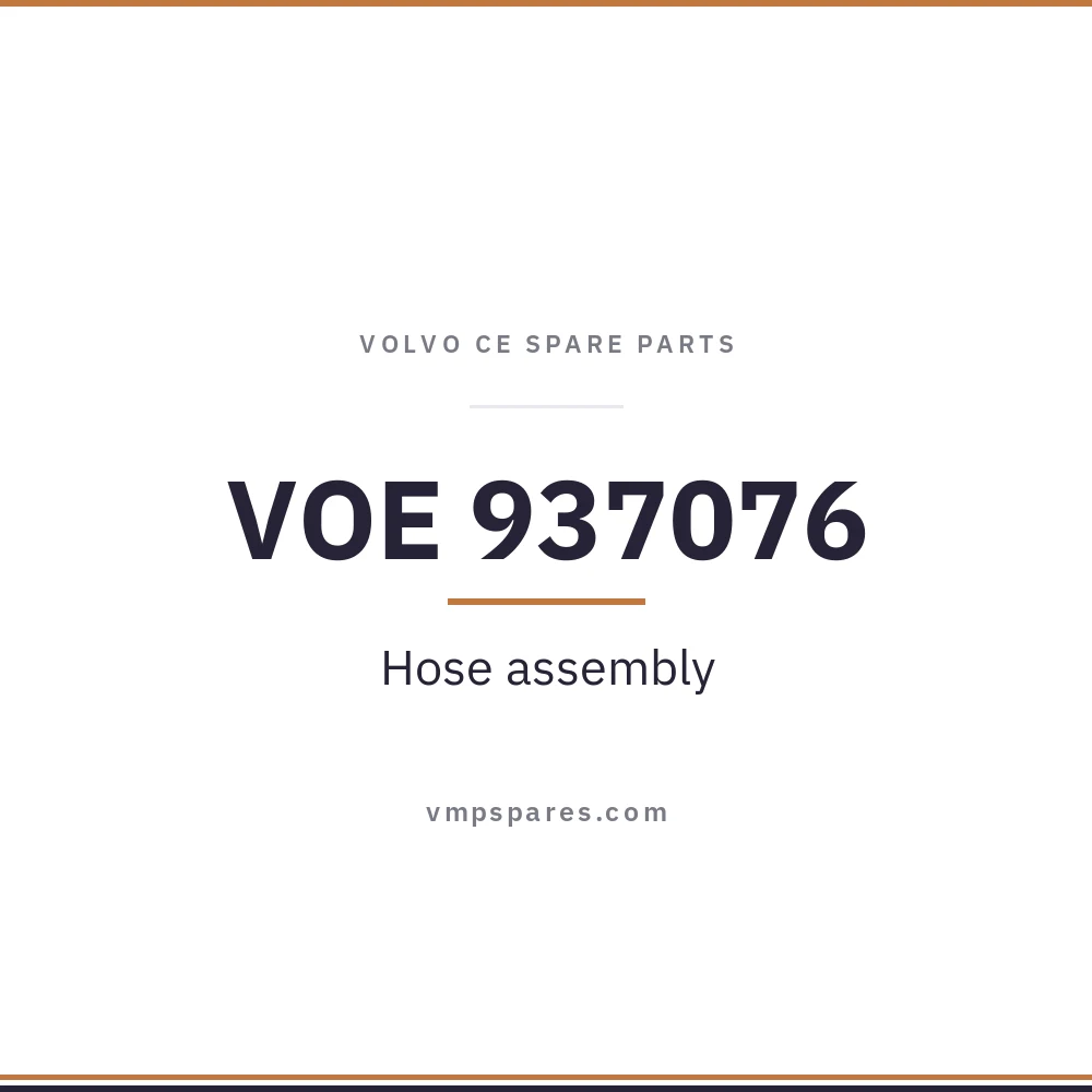 VOE 937076 – Hose assembly