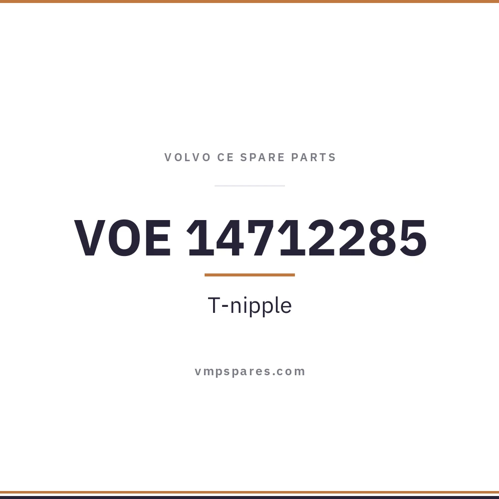 VOE 14712285 – T-nipple